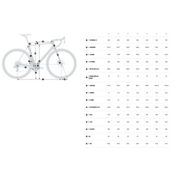 Orbea road 2025 bike size chart