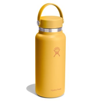 Hydro Flask 32oz Wide Mouth Insulated Bottle + Flex Cap - 946ml - Sunbeam |  BIKE24