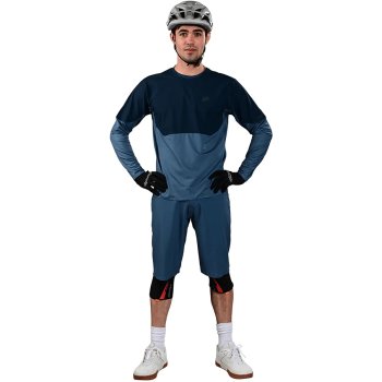 Troy Lee Designs Drift Long Sleeve Jersey Men - Blue Mirage