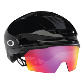 Oakley ARO7 Road EU I.C.E. Helmet - Black Gloss I.C.E. Black Reflective ...