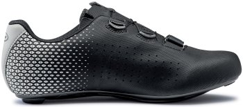 Northwave Core Plus 2 Wide Road Shoes Men - black/silver 17 