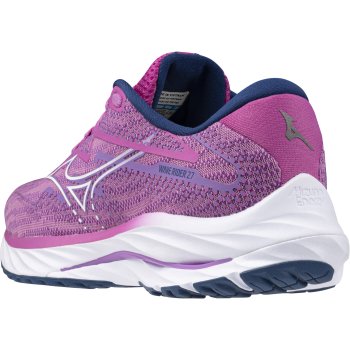 Mizuno Wave Rider 27 Laufschuhe Damen Rosebud White Navy Peony BIKE24