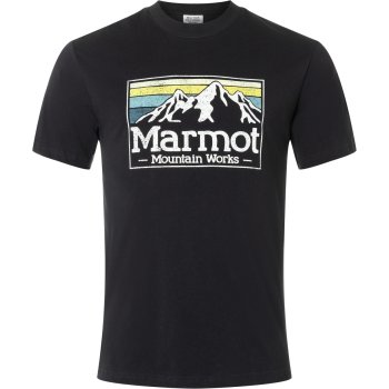L STABRIDGE × Marmot DOWN T-SHIRT Black