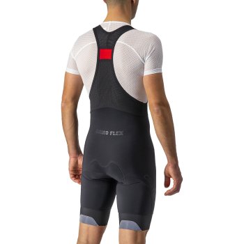 Salopette Corta Felpata Ciclismo Invernale Termica Castelli TUTTO NANO  BIBSHORT Uomo