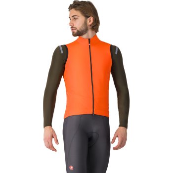 Castelli Perfetto Air Vest Men - brilliant orange 034 | BIKE24