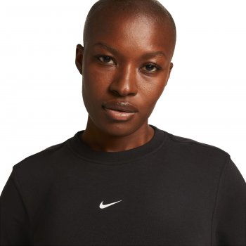 Nike One Dri-FIT Crew-Neck LBR Sweatshirt Women - black/white FB5125-010