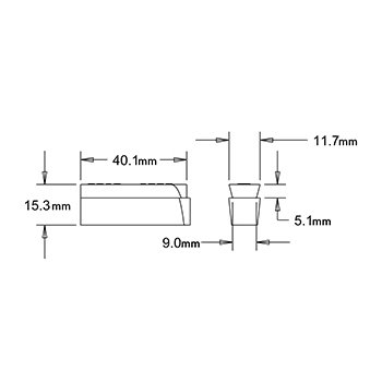 Kool Stop R20 Brake Pads for Modolo Brake Shoes - KS-MB / KS-MSA | BIKE24