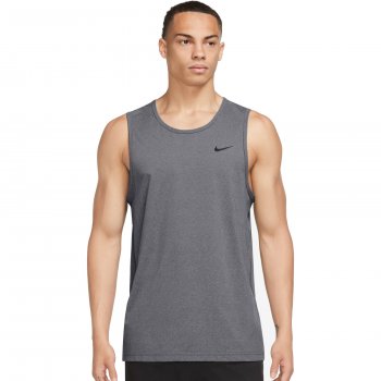 Nike Dri-FIT Hyverse Short-Sleeve Fitness Shirt Men - obsidian/heather ...