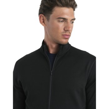 ICEBREAKER REAL FLEECE FLIGHT JACKET 紺 L ICEBREAKER REAL FLEECE FLIGHT JACKET 紺 L（アイスブレーカー