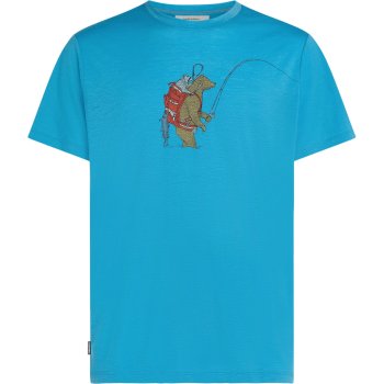 Icebreaker Merino 150 Tech Lite T-Shirt Bear Catch Men - Arctic | BIKE24