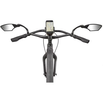 Rétroviseur M-Wave Spy Mini Réglable Au Guidon - Noir - Ultra Léger