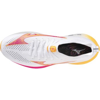 Mizuno Neo Zen Running Shoes Unisex - White/Tang Orange/Pink Tetra
