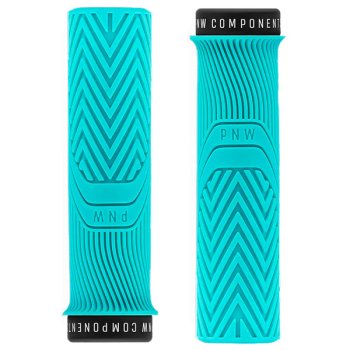 teal handlebar grips
