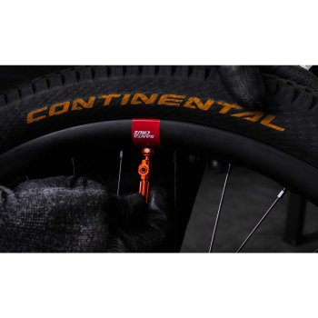 Muc-Off 21144 Big Bore Lite - Paire De Valves 35mm Orange Pour Vélo (tubeless)