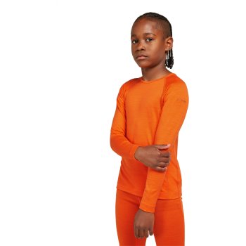 Icebreaker Kids 200 Oasis Long Sleeve Shirt - Merino Wool Base Layer For Cold Weather