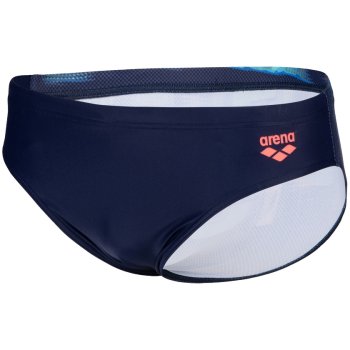 arena Bañador Slip Hombre - Marbled - Navy-Red Multi