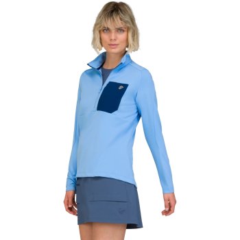 Norrona femund warm1 Half-Zip Shirt Women - Frozen Fjord | BIKE24