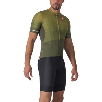 Castelli Orizzonte Jersey Men - deep green/sage-silver moon 309 | BIKE24