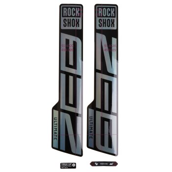 RockShox Decal Kit for 27.5/29 ZEB Ultimate - gloss rainbow foil for high  gloss black (2021)