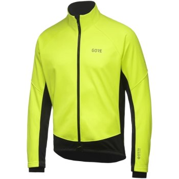 Couvre-casque GOREWEAR C3 GORE-TEX – Imperméable, Coupe-vent, Respirant, Réfléchissant, Taille 54-58, Noir/jaune Fluo
