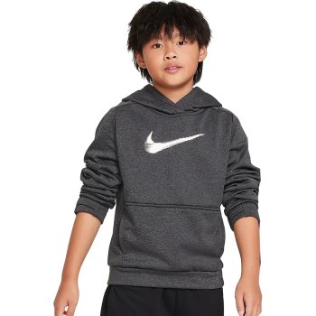 Nike Multi Therma FIT Hoodie Kinder black anthracite white FD3893 010