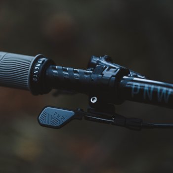 PNW Components Loam Lever 2 - Bremshebel Für MTB, 22,2 Mm Halterung, Schwarz/Grau, Mit Silikon-Polster