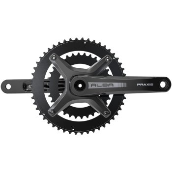 Praxis Works Alba Crankset - M30 | 2x12-speed - 52/36 - shiny
