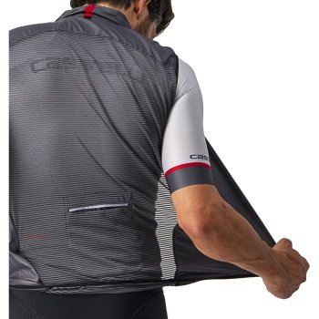 Castelli Aria Vest Men - dark grey 030 | BIKE24