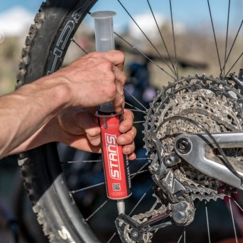 Siringa Sigillante Tubeless Per Bici - Kit Con Strumento Valvola Presta E 60ml Lattice