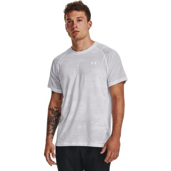  STREAKER SPLATTER SS, White / White / Reflective - Men's  short sleeve running shirt - UNDER ARMOUR - 34.72 € - outdoorové oblečení a  vybavení shop