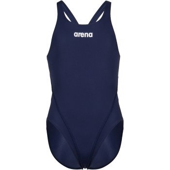 arena Performance Solid Team Swim Tech Badpak Meisjes - Navy-White | BIKE24