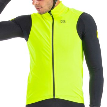 Alé Gilet Antipioggia Uomo - KLIMATIK Racing - giallo fluo