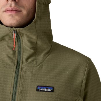 Patagonia R1 TechFace Hoody Men - Hot Ember | BIKE24
