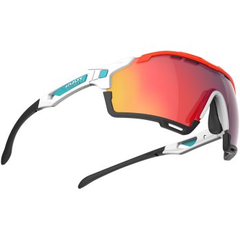Rudy Project Cutline Brille - White (Matte) / Multilaser Red | BIKE24