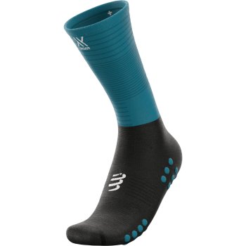 Compressport Mid Compression Socks - mosaic blue/black | BIKE24