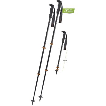 Compact trekking outlet poles