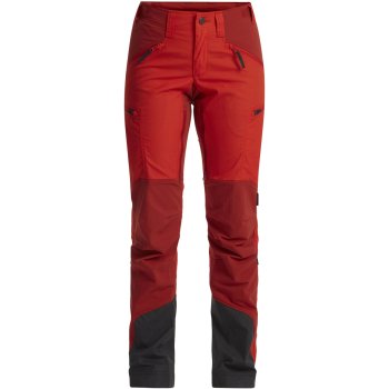 Lundhags Pantalones Senderismo Mujer - Makke - Lively Red/Mellow Red 252