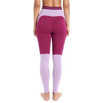 Icebreaker 125 ZoneKnit™ Merino Thermal Leggings Women - Go Berry/Purple  Gaze