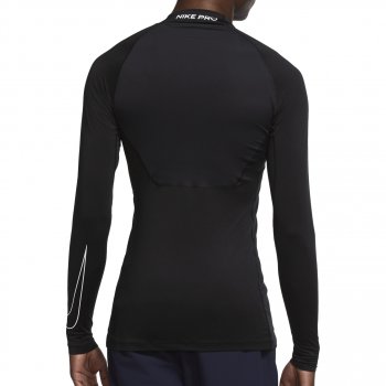 Nike Pro Dri-fit Athleisure Casual Sports Round Neck Breathable Long  Sleeves T-Shirt 'Black' - DD1991-010