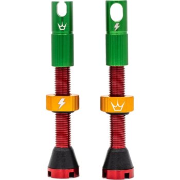 Peaty's Kit Valves Tubeless X Chris King MK2 42 mm / 60 mm, Aluminium, Rouge | Maciag Offroad