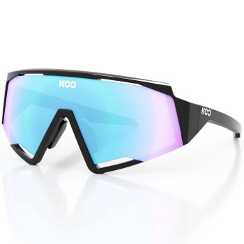 KOO Spectro Sunglasses - Black - Turquoise Mirror | BIKE24