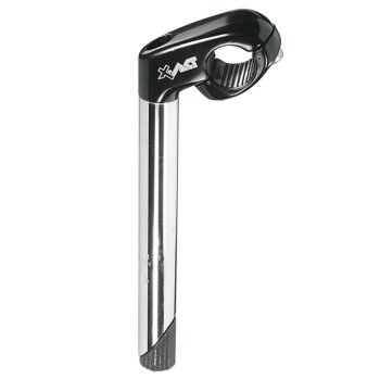 Potence Vélo Noir Argent Potence De Guidon Ergotec Cat Noir