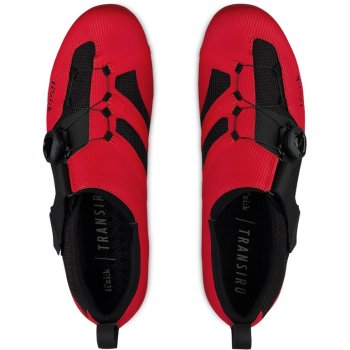 Fizik Transiro Infinito R3 Triathlon Shoes - red/black | BIKE24