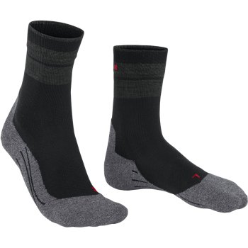 FALKE Femmes TK4 Expedition Chaussettes anatomique Trekking Laine Vierge, Fibre artificielle