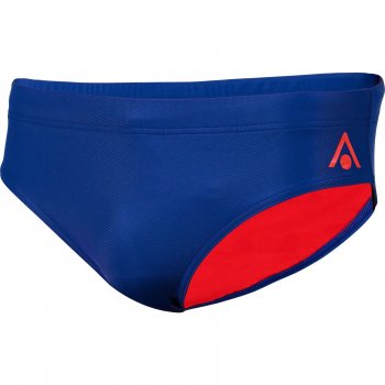 AQUASPHERE Essential Swim Brief 8cm Men - Navy Blue/Red | BIKE24