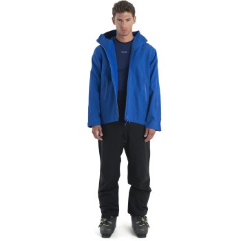 Icebreaker Shell+™ Merino Peak Hooded Jacket Men - Lazurite | BIKE24