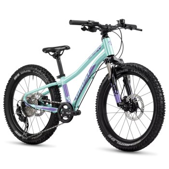 Ghost Kato 20 Full Party pearl white / bright blue glossy 2023 - Bicicleta  Niños 20 Pulgadas