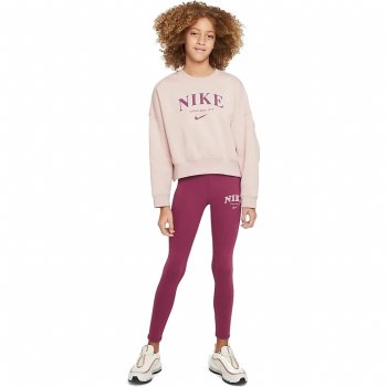 Nike Sportswear Trend Fleece Crew Sweatshirt Kids - pink oxford FD0885-601