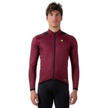 Alé R-EV1 Thermal Long Sleeve Jersey - bordeaux | BIKE24