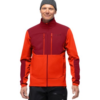 Norrona trollveggen hiloflex200 Jacket Men - Arednalin/Rhubarb | BIKE24